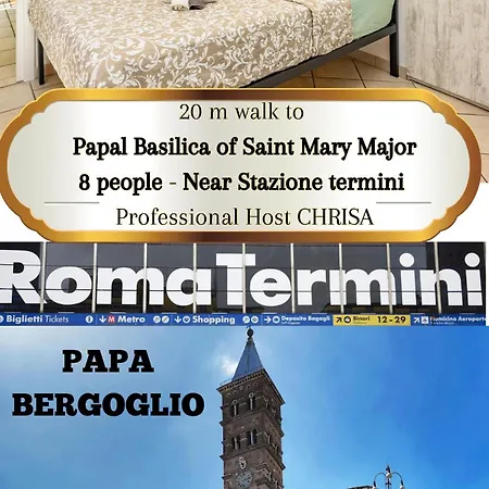 Appartement X 8 Guests Near Termini & Santa Maria Maggiore